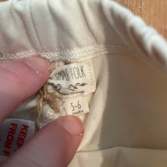 The Simple Folk 3-6 m set NWT muslin shirt cotton pant - Picture 2 of 6